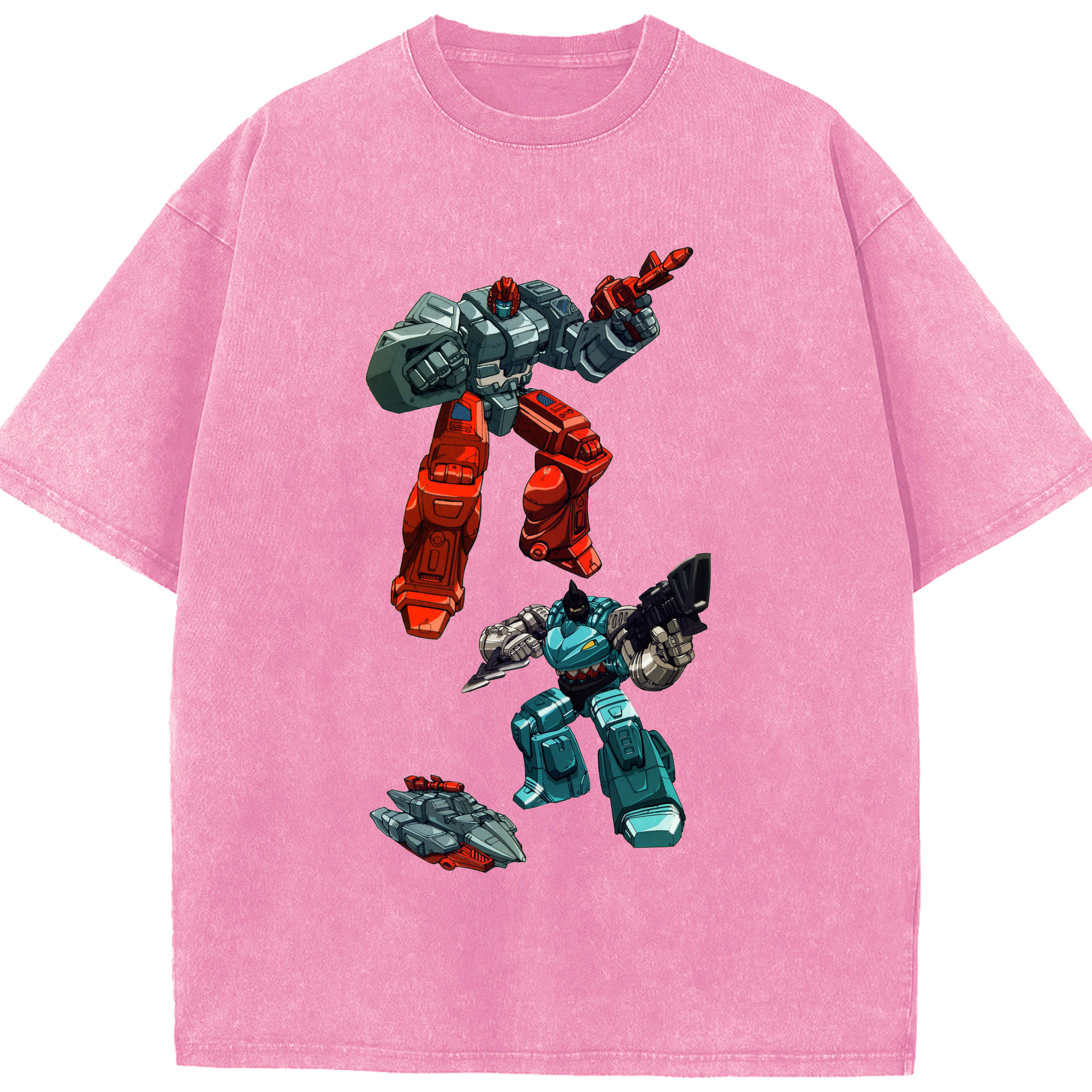 （画像用）  綿100% ヴィンテージ風 半袖Tシャツ（フロントプリント）